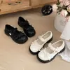 Nuevos Zapatos Mary Jane Dulces Lolita con Lazo para Mujer, Zapatos Pequeños de Cuero de Suela Gruesa para Uniforme JK para Combinar con Faldas, Zapatos para Niños