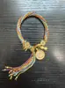 Cuerda Colorida Estilo Tíbet con Ocho Deidades Guardianas, Pulsera Thangka, Pulsera del Año Zodiacal, Cuerda Roja, Pulsera Tejida de Cuerda Unisex