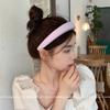 Diadema de Esponja Coreana Dongdaemun Macaron ins Retro Fresca Todo Fósforo Femenina Suave Blanca