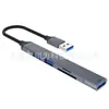 Estación de acoplamiento USB 3.0 de 1 a 5 puertos para teléfonos móviles, portátiles, drones, lectores de tarjetas, adaptador multipuerto Tipo-C