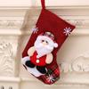 Meias de Natal Transfronteiriças Saco de Presente de Natal Meias Pequenas de Natal Pingente Saco Decoração Pendurada para Árvore de Natal