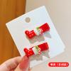Natal hairpin europeu e americano outono e inverno novo hairpin infantil universal acessórios para o cabelo Papai Noel clipe lateral feriado árvore de Natal