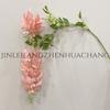 Populus Tremuloides Pendurado de Cabeça Única Dupla Flor de Teto para Casamento Material Decoração de Hotel Clube Sala de Estar Ornamento Flor Seca Atacado