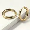 Pendientes de Aro de Cobre Europeos y Americanos de Venta Caliente para Mujer, Pendientes Metálicos Exagerados de Moda Versátil