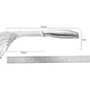 Cuchillo Pequeño Curvo de Acero Inoxidable Yangjiang, Cuchillo para Plátano, Cuchillo de Hoja Curva, Cuchillo para Piña, Cuchillo Gancho para Yaca, Cuchillo para Cortar Cebollín, Cuchillo Curvo con Mango de Acero