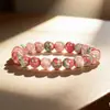Pulsera Tk Xiyin Amazon Más Vendida Piedra Arcoíris Hecha a Mano Cuerda Elástica Pulsera de Moda para Mujer Venta al por Mayor en Stock