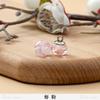 Botón de hebilla de cheongsam, estilo nacional, pétalo transparente, vintage, Hanfu, cuentas de resina, imitación de jade, hebilla decorativa, accesorios