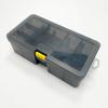 Caja de pesca transfronteriza Luya, caja de almacenamiento de doble capa para aparejos de pesca, cebo falso, lentejuelas, accesorios para herramientas de anzuelo