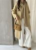 Zy5675 Damei Aiyuan 2025 Otoño/Invierno Nuevo Bufanda Moda Europea Abrigo Lanero Estilo Perezoso Reductor de Edad
