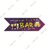 Hogar de Madera 10*20cm Colgante Tipo Flecha Placa de Puerta Navideña Decoración Festiva Colgante de Pared de Halloween