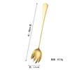Amazon Acero Inoxidable 1010 Vajilla Occidental Juego de Piezas Comunes Dorado Cubierto de Servicio para Ensalada Tenedor Pala para Pastel Cuchillo para Queso