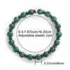 Amazon Temu Shein Tk Pulsera Popular de Malaquita 8mm Malaquita de Imitación Pulsera de Piedra Bilis Negra Al por Mayor desde el Fabricante