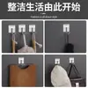 Ganchos de Acero Inoxidable Adhesivo Fuerte Colgante de Pared para Cocina Baño Ganchos Resistentes al Peso Ganchos Adhesivos sin Taladro Venta al por Mayor Puesto Callejero