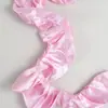 5.5cm Falda de Encaje Plisado de Satén de Doble Capa de Colores Extensión de Dobladillo Materiales para Manualidades DIY