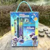 Set de Papelería Espacial para Niños, Niños de Primaria, Jardín de Infancia, Mini Billetera, Regalo de Cumpleaños, Suministro Transfronterizo