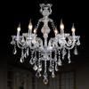 Vela de sala de estar europeia lustre de cristal lustre para sala de jantar em casa quarto iluminação simples moderna fabricantes atacado