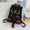 Mochila Escolar Divertida com Desenhos de Grande Capacidade para Estudantes Femininos Nova Estilo Coreano Mochila para Estudantes Universitários Mochila Casual Tendência para Viagem