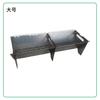 Parrilla para Barbacoa Tipo Tarjeta para Exterior, Leña, Suministros para Camping, Parrilla Portátil Removible y Fácil de Transportar, Estufa para Barbacoa