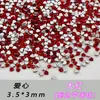 Huazi 1 Imitação:1 Grande Vermelho K9 Formato Especial Borda Invertida Fundo Plano Diamante Não Caindo Joias de Diamante de Luxo Leve Ano Novo DIY Flash Nail Art Diamante