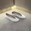 Zapatos casuales de estilo francés para mujer, punta redonda, sin cordones, modelo nuevo 2026, cómodos zapatos planos tipo bailarina, zapatos de abuela
