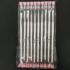 Ferramentas para unhas Caneta de fototerapia White Rod 4,6,8 com tubo de cola colorida extensão de cola gel caneta de boca plana caneta de cabeça plana pincel