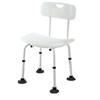 Silla de Baño de Acero Inoxidable para Personas Mayores, Ligera, Ajustable en 5 Niveles, Almohadillas Antideslizantes para los Pies, Silla de Baño Estable para Mujeres Embarazadas, Venta al por Mayor de Fábrica