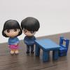 Muñecos decorativos de figuras de modelos de hombres y mujeres jóvenes artísticos, pareja, en la República de China