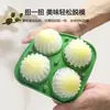 Molde de Bola de Gelo, Grande Capacidade, Bandeja de Gelo de Silicone Doméstica, Congelamento Rápido, Fácil de Soltar, Resistente a Altas e Baixas Temperaturas, Fabricante de Cubos de Gelo, Bonito e Divertido
