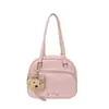 Popular bolsa de hombro cruzada para mujer de verano 2026 nueva moda mochila para ir al trabajo pequeña de doble hombro multiusos bolsa escolar