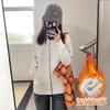 Moletom Jimo para Mulheres Outono e Inverno 2025 Novo Ajuste Slim Roupa de Yoga para Figuras Baixas, Top com Capuz com Jaqueta Cardigan de Lã