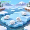 Fofo Bichinho de Pelúcia de Foca para Micro Paisagem, Cenário Kawaii de Campo de Neve e Geleira Acessórios Decorativos DIY Pequenos Enfeites