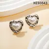 Estilo Nuevo Oro de 18K Acero Inoxidable Chapado en Oro Acero de Titanio Estilo Pequeño Fragante Flor Incrustada Perla Pendientes Venta al por Mayor
