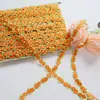 Nuevo en Stock Encaje Bordado de Calidad de 2 cm de Ancho, Colorido, Soluble en Agua, Decoración para Lencería, Accesorios de Encaje para Vestidos