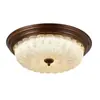 Lámpara de techo para dormitorio americano retro estilo campestre lámpara para dormitorio principal estudio lámpara LED romántica de gama alta para habitación media y antigua
