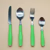 Atacado do Fabricante Jogo de Talheres de Aço Inoxidável com Quatro Peças para Cantinas Escolares e Restaurantes, Talheres de Aço Inoxidável