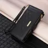 Funda de billetera con cremallera y diseño de diamantes para Samsung S26ULTRA, funda protectora anticaídas para teléfono Samsung A57 5G