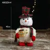 Nuevas Decoraciones Navideñas: Figuras de Muñeco de Nieve y Oso Navideños para Escaparates de Centros Comerciales y Hoteles, Adornos de Muñeco de Nieve para Escena Navideña