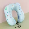 Almohada de Viaje en Forma de U para el Cuello, Almohada Portátil para Avión, Reposacabezas para el Cuello de Coche, para Dormir en Viajes Largos, Almohada Cervical en Forma de U para Trenes de Alta Velocidad