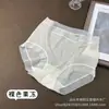 Saia Xiaolan E001 Seda Gelada Sem Marcas Roupa Íntima Feminina Cintura Média Renda Sexy Pele Macia Amigável Alta Elasticidade Sem Apertar o Quadril