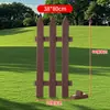 Valla Exterior de Plástico PVC para Jardinería Valla Blanca Decoración Patio Jardín Proyecto Valla de Invernadero Comunidad Valla de Arborización