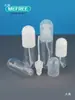 30 50 80 100ml Frasco de Loção Cápsula Bico de Pássaro Bomba de Pó Frasco Plástico Cosmético Pressione Reembalagem Frasco Vazio
