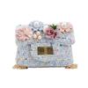 Bolso de hombro infantil estilo Chanel con bonitos accesorios de perlas, novedad de verano 2023, bolso de princesa, bolso de mensajero estilo coreano para niñas.