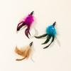 Nuevo juguete para gatos con plumas de repuesto, bola para gatos, fabricante de juguetes para mascotas transfronterizos, venta al por mayor
