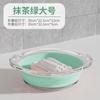 Bacia Dobrável Lavatório Transparente Doméstico para Lavanderia Viagem Bacia Dobrável Bacia de Tamanho Grande Bacia para Bebê