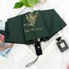 Paraguas automático para mujer, estudiante, de goma negra, protección solar, protección UV, plegable, para hombre, para sol y lluvia, grande, de fábrica