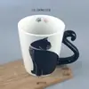 Cubo de Basura Taza Baño Cerámica Taza de Café Mujer Lujo Ligero Divertido Vaso de Agua Niños Extraño Extraterrestre Taza de Té