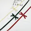 Decoración de Árbol de Navidad Transfronteriza Lazo de Cinta de Terciopelo Fiesta Navideña Regalo Cinta DIY Caja de Regalo Cinta Elástica de Empaque