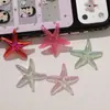 Charms para Zapatos DIY Compatibles con Crocs Zhentu, Accesorios Decorativos de Hebilla de Estrella de Mar Rayada para Playa de Verano
