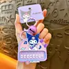 Llavero con diseño de máquina de pan Kulomi de Sanrio, auténtico, con descompresión, bonito colgante para bolso, llavero para coche.
