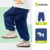 1 Pieza 10% de descuento Denim SuavePantalones para Niños Ropa de Bebé Dudu Jeans para Niños Moda de Primavera Pantalones para Bebé